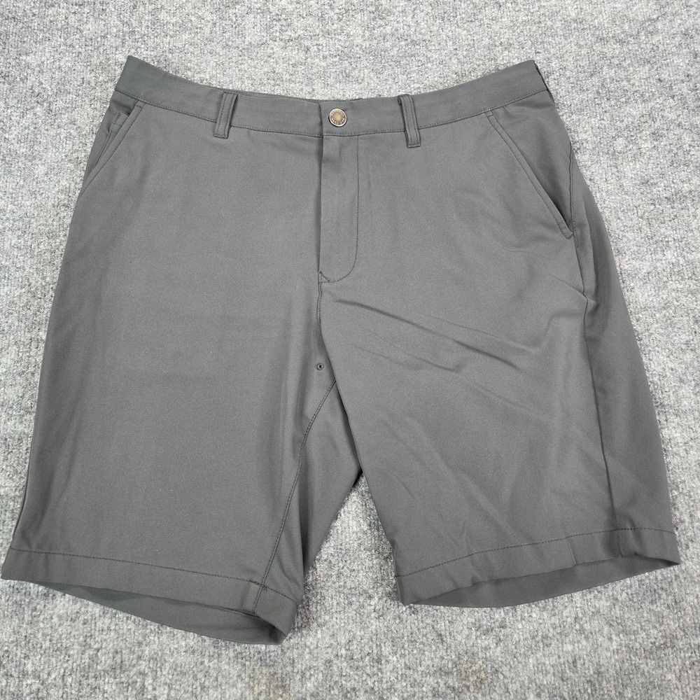 Bonobos Golf Stretch Chino Shorts Mens 35 Gray Performance 10" Inseam